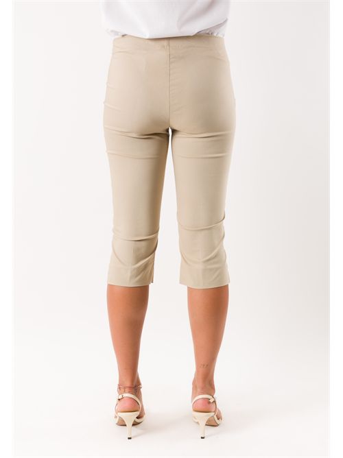 pantaloni bengalina pinocchietto PE26307 MESANGE | PE26307SABBIA