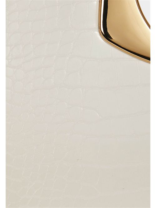 Crocodile effect clutch 2CEREM MORGAN DE TOI | 2CEREMBLANC