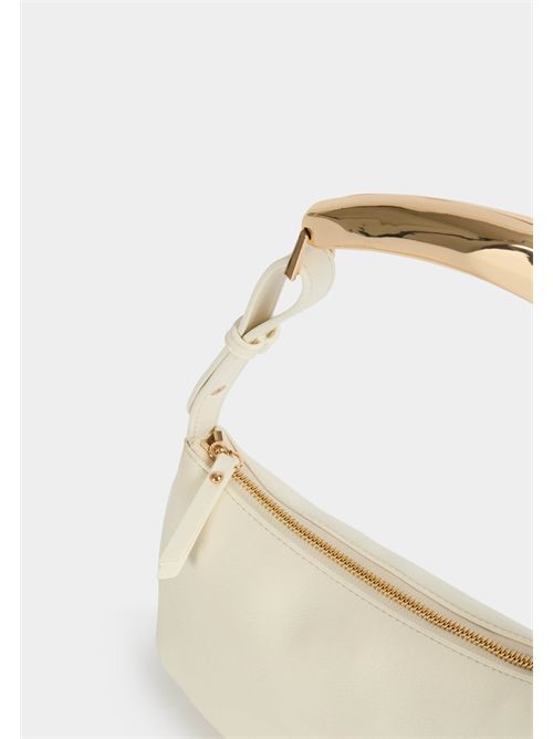 Borsa con manico con dettaglio dorato 2ROMAN MORGAN DE TOI | 2ROMANBLANC