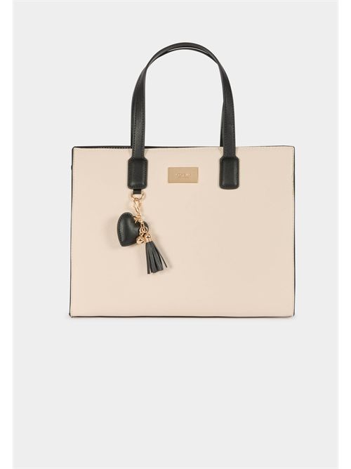 2SAFIA Two-Tone Shopper Bag MORGAN DE TOI | 2SAFIAIVOIRE