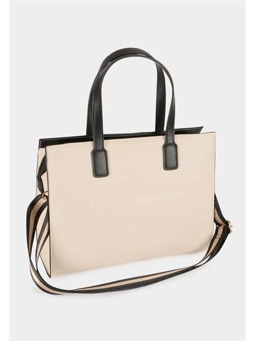 2SAFIA Two-Tone Shopper Bag MORGAN DE TOI | 2SAFIAIVOIRE