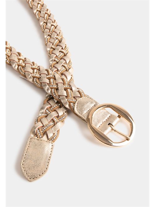 3GLAD braided belt MORGAN DE TOI | 3GLADJAUNE OR