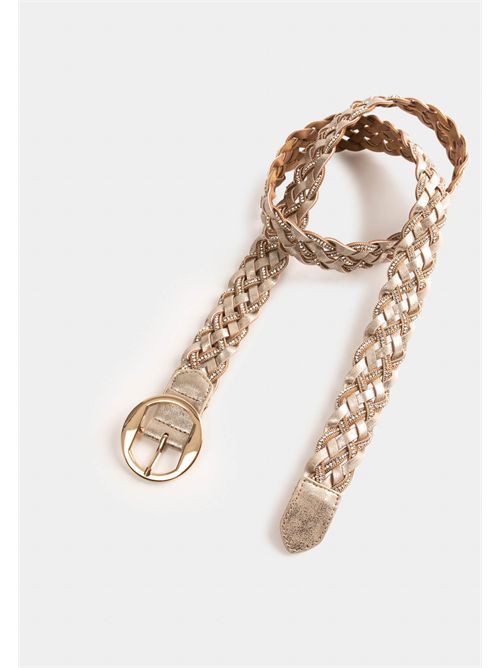 3GLAD braided belt MORGAN DE TOI | 3GLADJAUNE OR