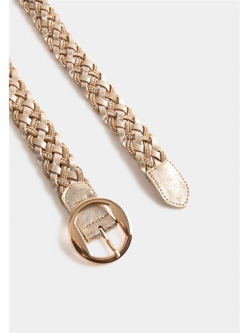 3GLAD braided belt MORGAN DE TOI | 3GLADJAUNE OR