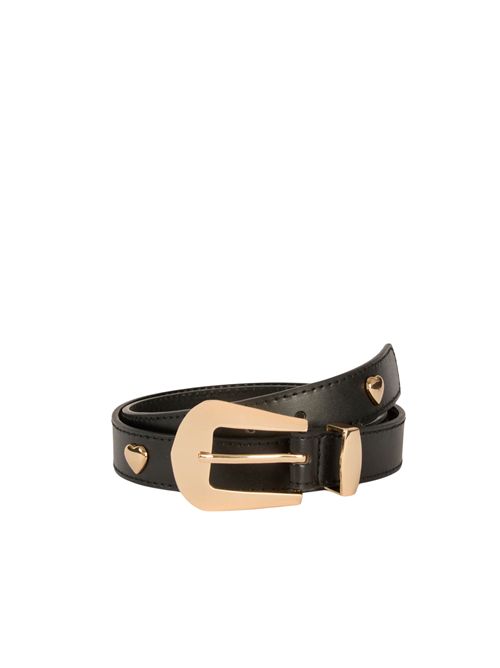 Leather-effect belt with gold buckle 3STORY MORGAN DE TOI | 3STORYNOIR