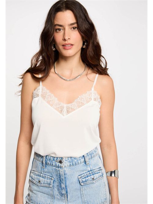 Top con inserti in pizzo BETINA MORGAN DE TOI | BETINAIVOIRE