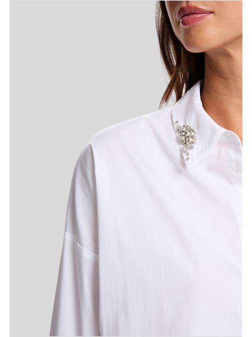 Shirt with jewel applique CGRAM  (FRENCH SIZES) MORGAN DE TOI | CGRAMBLANC