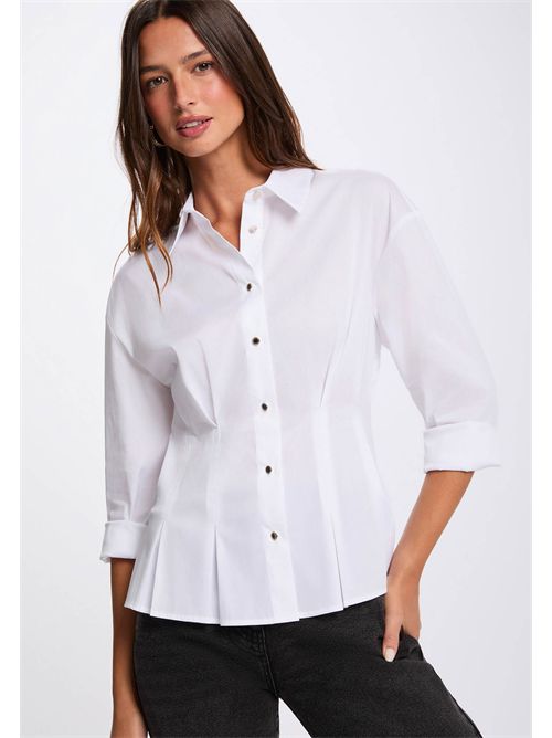 Shirt with flared hem CORSET (FRENCH SIZES) MORGAN DE TOI | CORSETBLANC