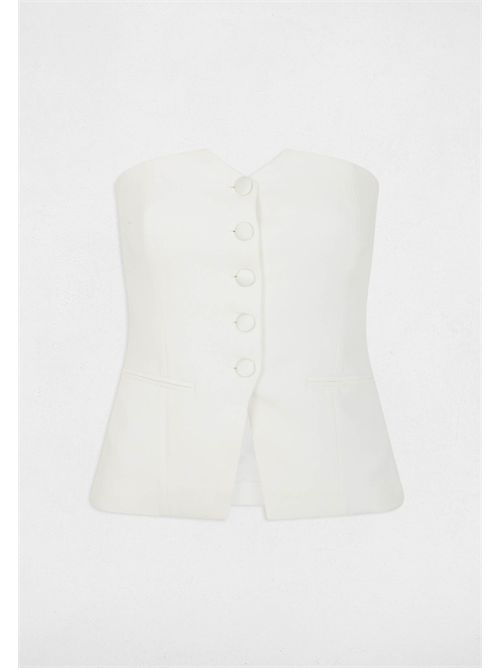 Gilet bustier CPANA.F ( TAGLIE FRANCESI ) MORGAN DE TOI | CPANA.FBLANC