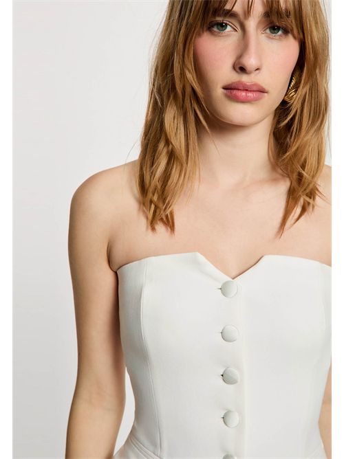 Gilet bustier CPANA.F ( TAGLIE FRANCESI ) MORGAN DE TOI | CPANA.FBLANC