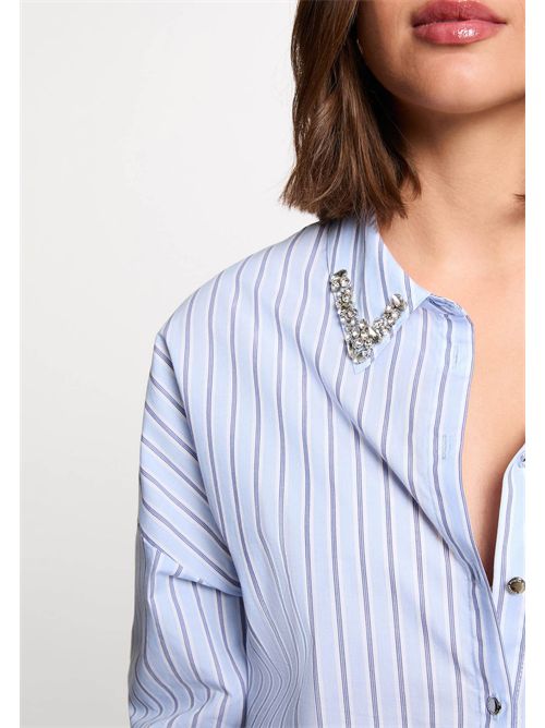 Shirt with striped pattern CRISTA (FRENCH SIZES) MORGAN DE TOI | CRISTAMULTICOLORE
