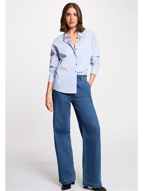 Shirt with striped pattern CRISTA (FRENCH SIZES) MORGAN DE TOI | CRISTAMULTICOLORE