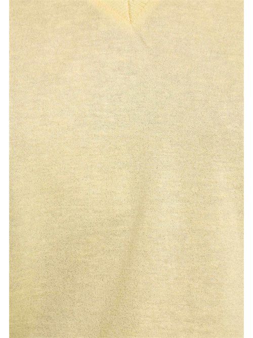 T-shirt scollo a V con dettagli in lurex DAGA MORGAN DE TOI | DAGAJAUNE CLAIR