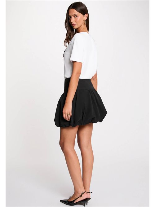 T-shirt con fantasia floreale DAHLIA MORGAN DE TOI | DAHLIABLANC