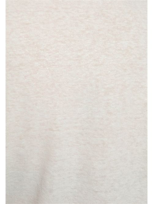 T-shirt con scollo a V a contrasto DAMA MORGAN DE TOI | DAMABLANC