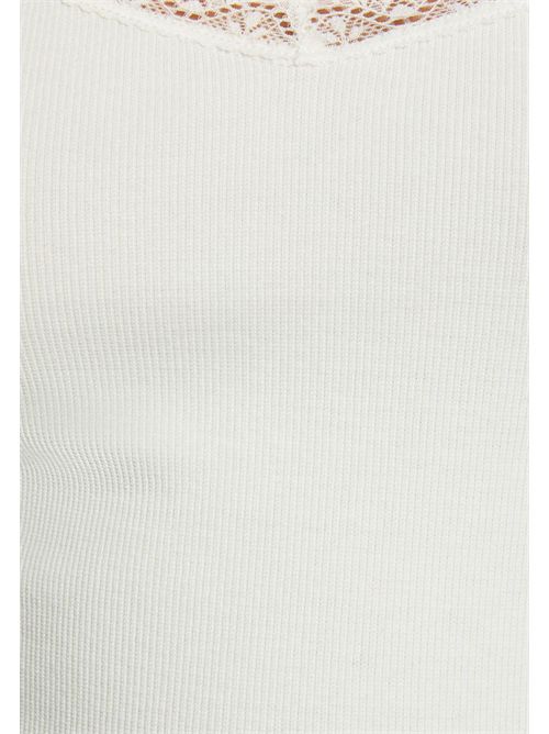 T-shirt con inserti in pizzo DAMOUR MORGAN DE TOI | DAMOURBLANC