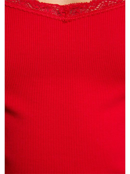 T-shirt con inserti in pizzo DAMOUR MORGAN DE TOI | DAMOURROUGE