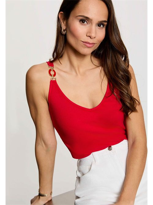 Top con bretelline gioiello DANIELA MORGAN DE TOI | DANIELAROUGE