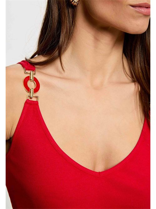 Top con bretelline gioiello DANIELA MORGAN DE TOI | DANIELAROUGE