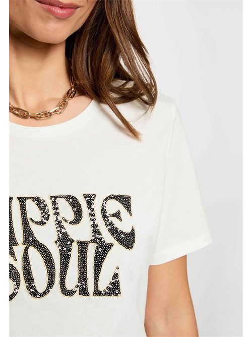 T-shirt with front decorative print DARIO MORGAN DE TOI | DARIOBLANC