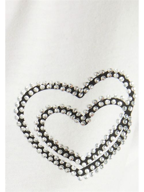 T-shirt con logo cuore DIMOI MORGAN DE TOI | DIMOIBLANC