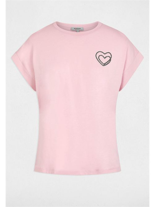 T-shirt con logo cuore DIMOI MORGAN DE TOI | DIMOIROSE