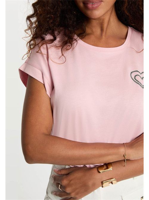 T-shirt con logo cuore DIMOI MORGAN DE TOI | DIMOIROSE