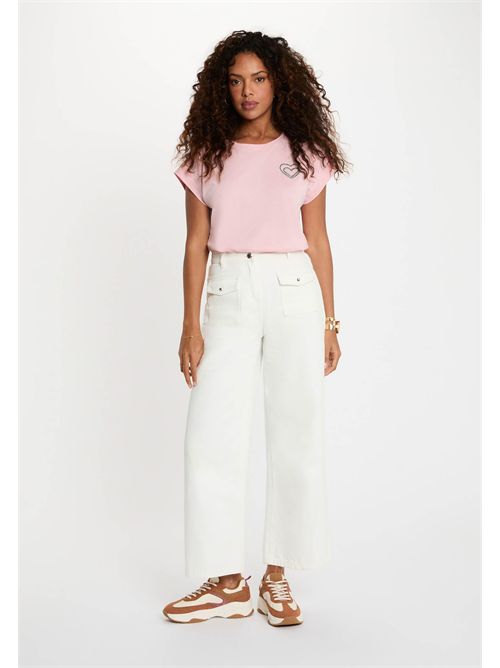 T-shirt con logo cuore DIMOI MORGAN DE TOI | DIMOIROSE