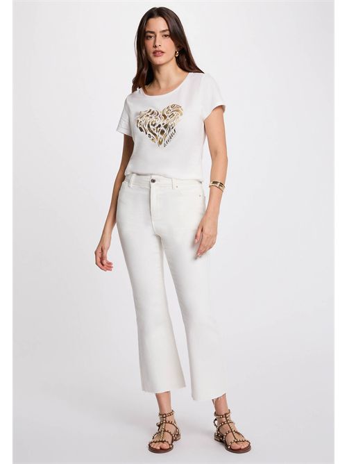 T-shirt con grafica cuore DINOU MORGAN DE TOI | DINOUBLANC