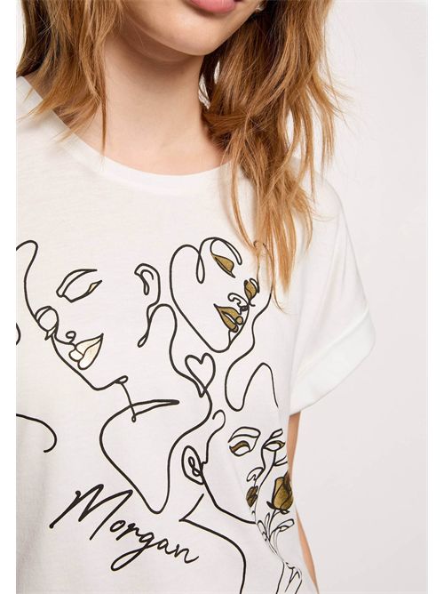 T-shirt con stampa artistica DJOSI MORGAN DE TOI | DJOSIBLANC