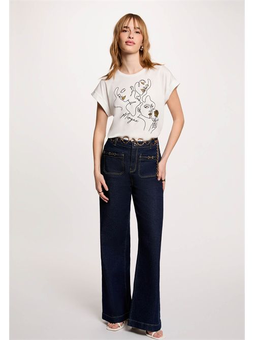 T-shirt con stampa artistica DJOSI MORGAN DE TOI | DJOSIBLANC