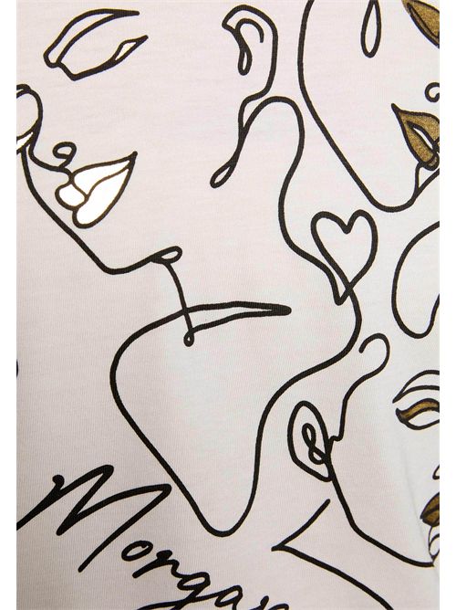 T-shirt con stampa artistica DJOSI MORGAN DE TOI | DJOSIBLANC