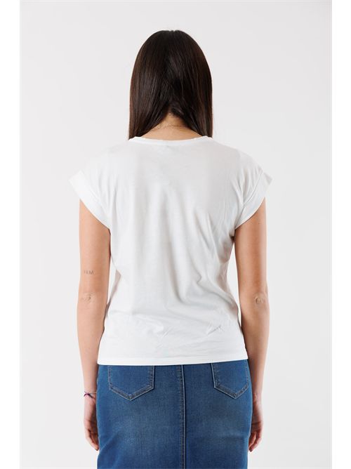 T-shirt with multicolored writing DONLY MORGAN DE TOI | DONLYBLANC