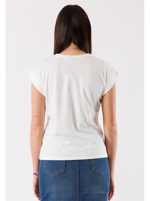 T-shirt with multicolored writing DONLY MORGAN DE TOI | DONLYBLANC