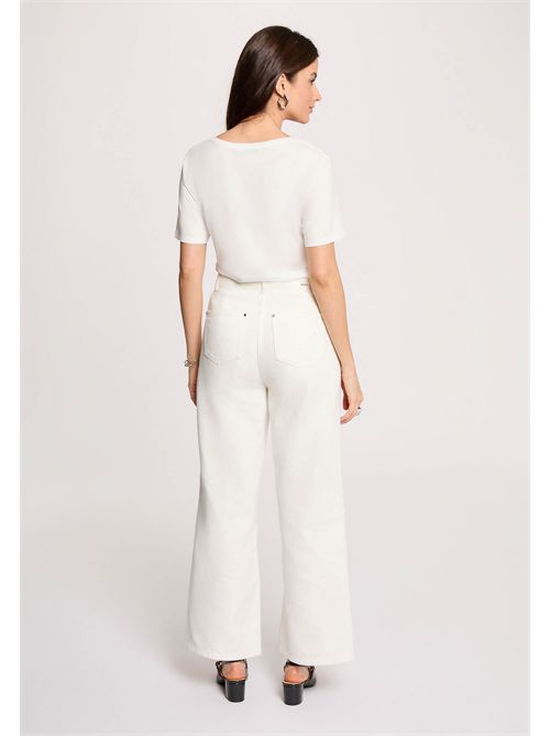 T-shirt con stampa cuore e scritta DSTORY MORGAN DE TOI | DSTORYBLANC