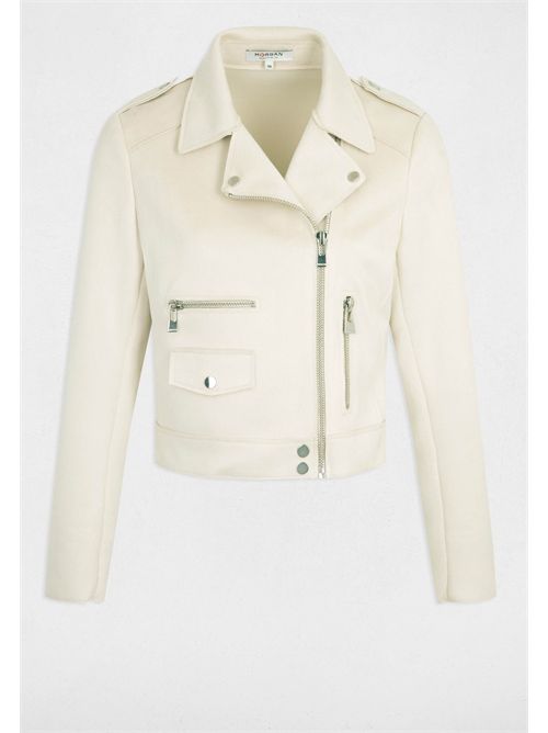 Giacca biker in ecopelle GOUSMI ( TAGLIE FRANCESI ) MORGAN DE TOI | GOUSMIECRU