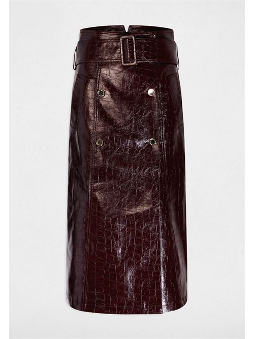 Gonna lunga effetto pelle lucida JADYNA ( TAGLIE FRANCESI ) MORGAN DE TOI | JADYNAPRUNE