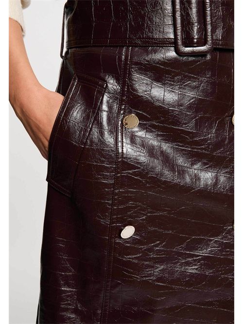 Gonna lunga effetto pelle lucida JADYNA ( TAGLIE FRANCESI ) MORGAN DE TOI | JADYNAPRUNE