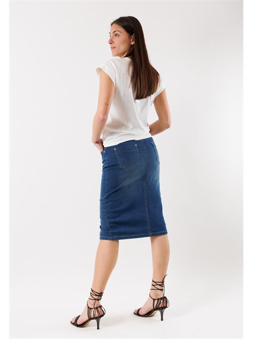 Gonna midi in denim JAPA ( TAGLIE FRANCESI ) MORGAN DE TOI | JAPAJEAN STONE