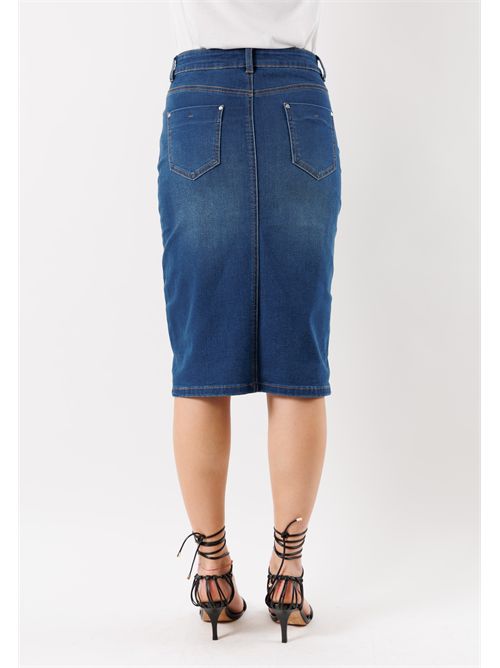 Gonna midi in denim JAPA ( TAGLIE FRANCESI ) MORGAN DE TOI | JAPAJEAN STONE