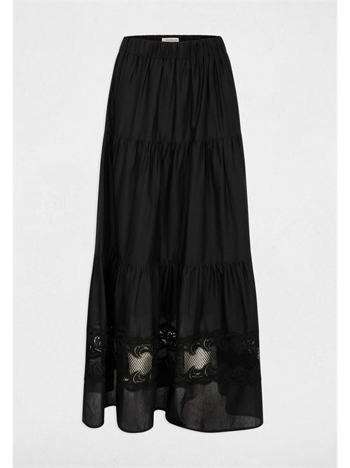 Gonna lunga con ricamo sul fondo JOPITY ( TAGLIE FRANCESI ) MORGAN DE TOI | JOPITYNOIR