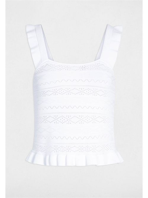 Top con ricami MDEB MORGAN DE TOI | MDEBBLANC