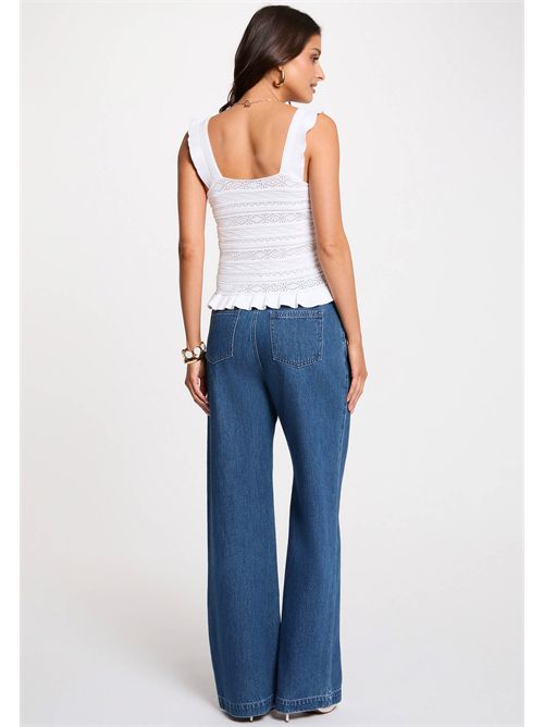 Top con ricami MDEB MORGAN DE TOI | MDEBBLANC