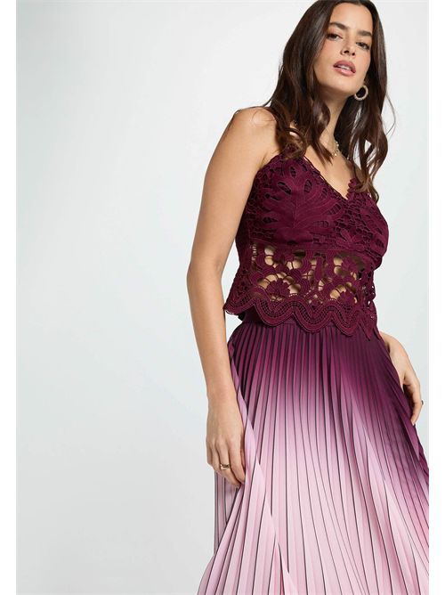 Top with floral embroidery OBEAU (FRENCH SIZES) MORGAN DE TOI | OBEAUPRUNE