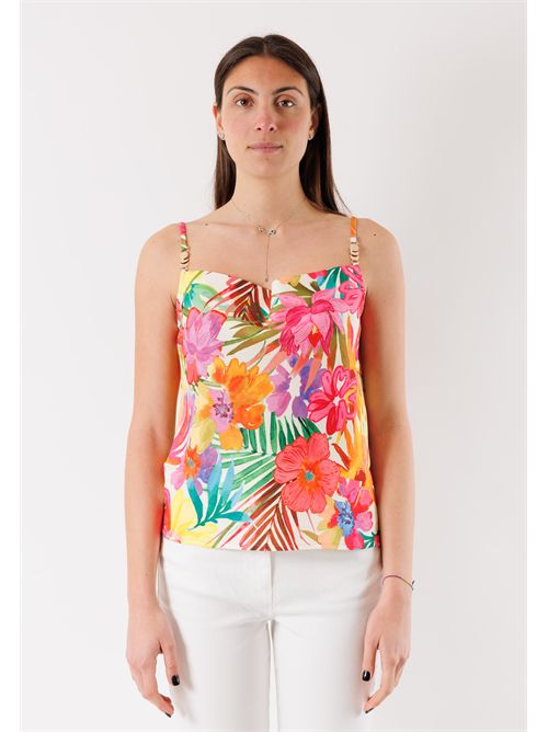 Top con stampa frloreale OBRESIL ( TAGLIE FRANCESI ) MORGAN DE TOI | OBRESILMULTICOLORE