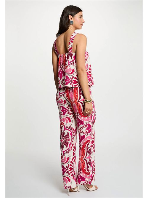 Patterned top with crossed straps OMARIA (FRENCH SIZES) MORGAN DE TOI | OMARIAMULTICOLORE