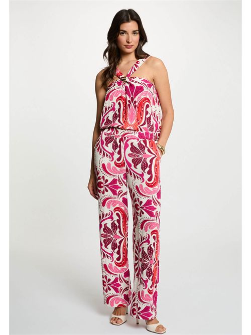 Patterned top with crossed straps OMARIA (FRENCH SIZES) MORGAN DE TOI | OMARIAMULTICOLORE