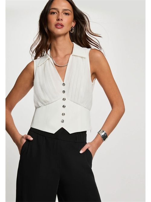 Gilet con bottoni OPLI ( TAGLIE FRANCESI ) MORGAN DE TOI | OPLIBLANC
