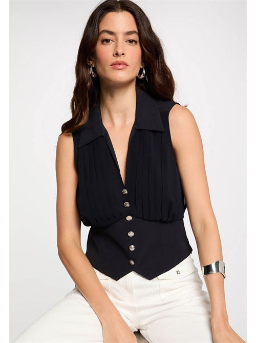 Gilet con bottoni OPLI ( TAGLIE FRANCESI ) MORGAN DE TOI | OPLIBLEU MARINE