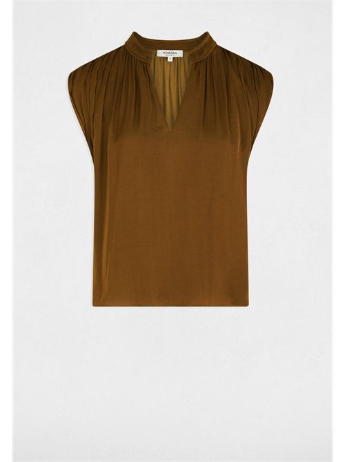 Elegant flowing top OROOVE (FRENCH SIZES) MORGAN DE TOI | OROOVECAMEL